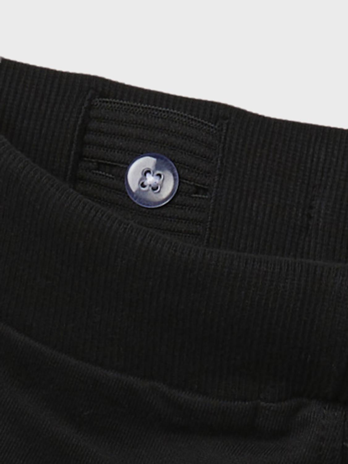 NAME IT - Vermo Long Sweat Shorts Noos Black
