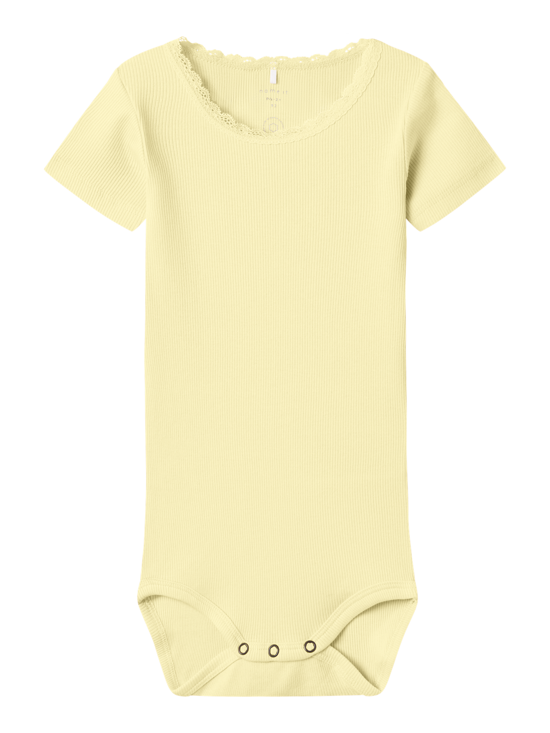 NAME IT - Kap NOOS Body Korte ærmer Pastel Yellow
