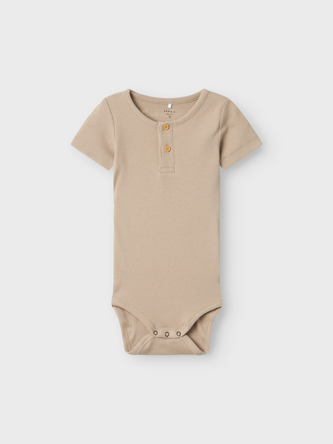 NAME IT - Kap NOOS Body Korte ærmer Pure Cashmere