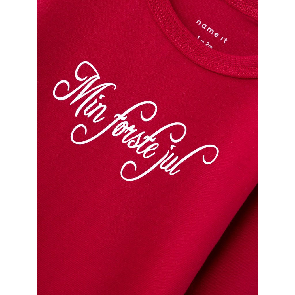 NAME IT - Jester Red Min Første Jul body