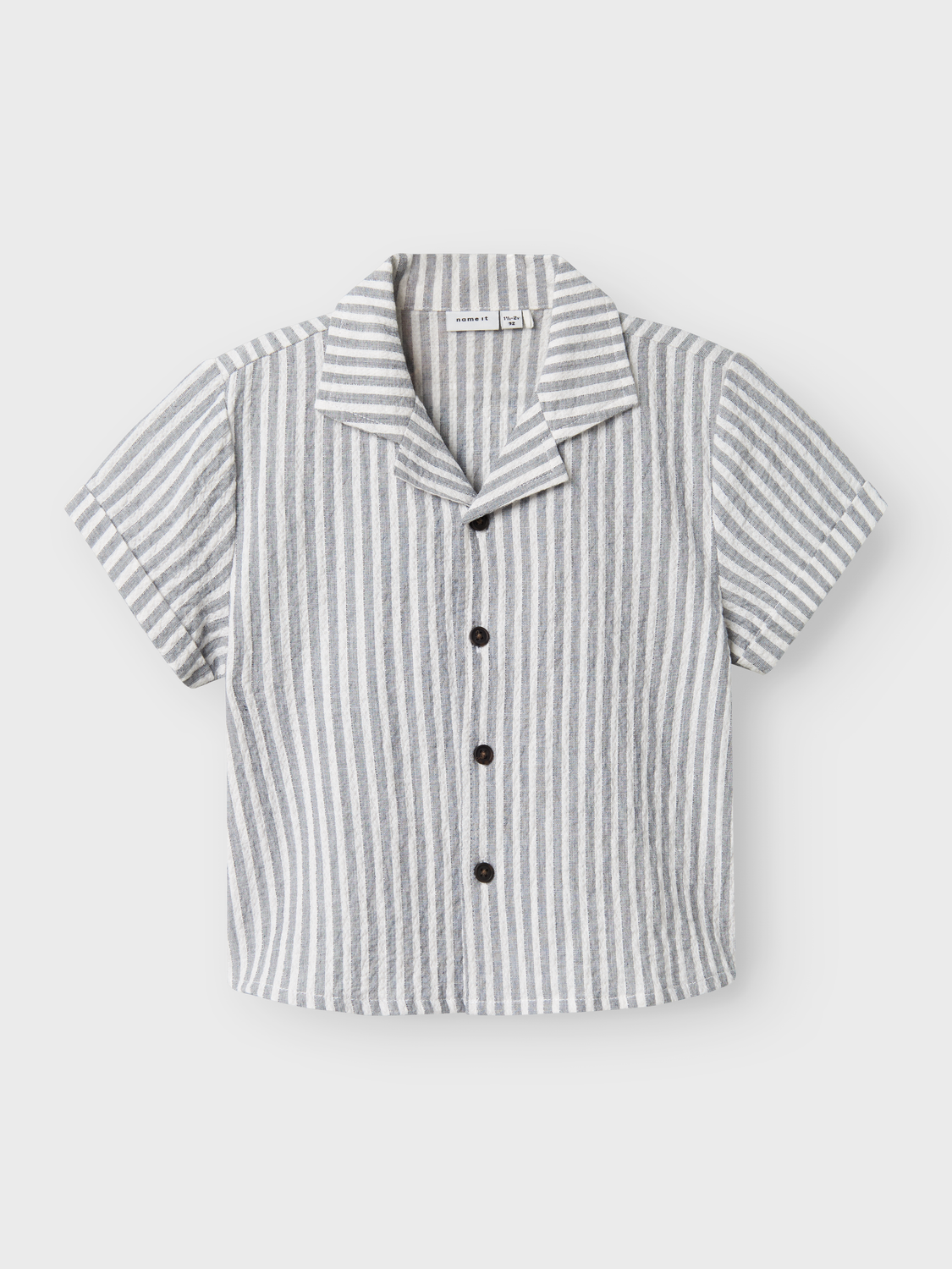NAME IT - Fedenis Navy Blazer Skjorte