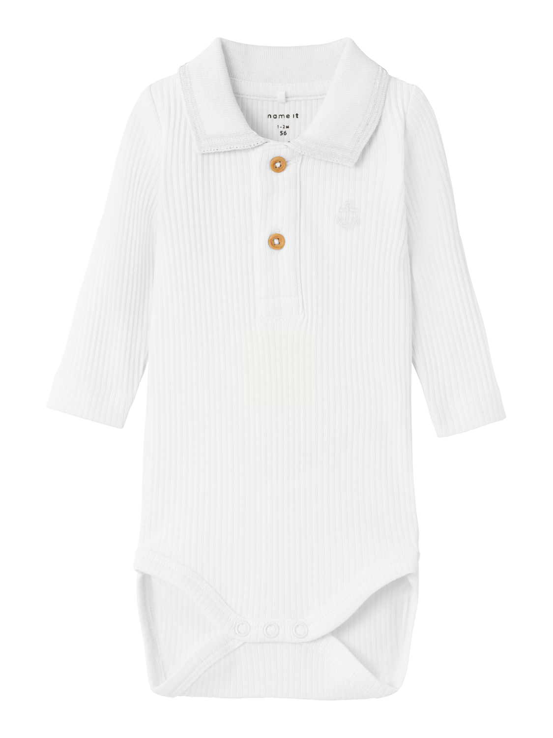 NAME IT - Friman Bright White Polo Body