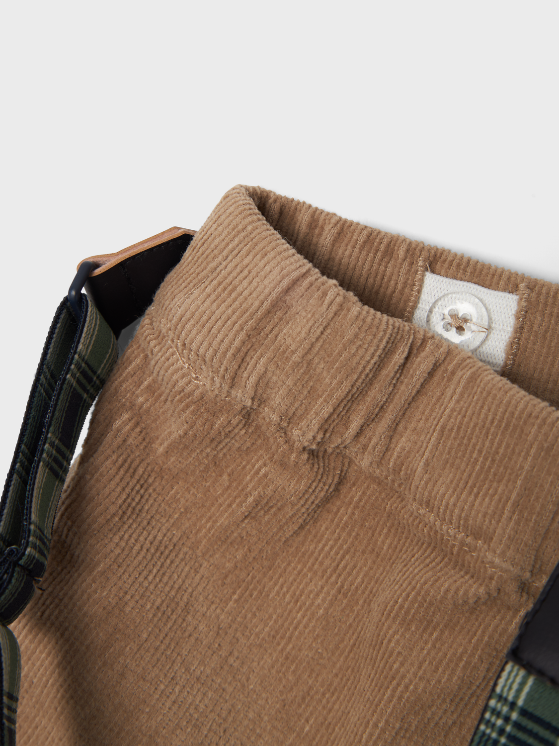 NAME IT - Ben Bukser med seler Weathered Teak