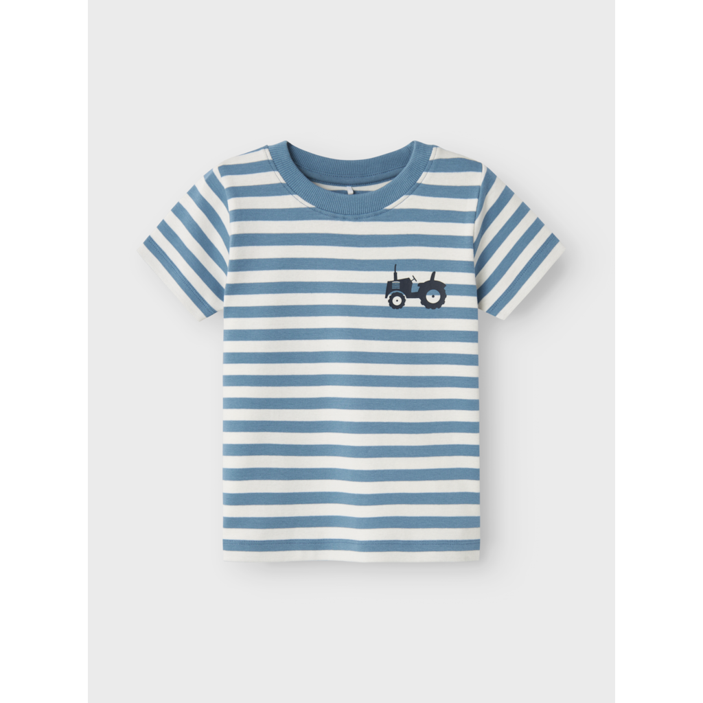 NAME IT - Jamo Provincial Blue Traktor T-shirt