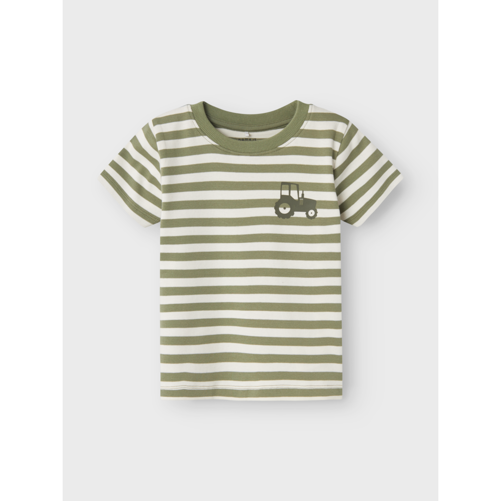 NAME IT - Jamo Oil Green Traktor T-shirt