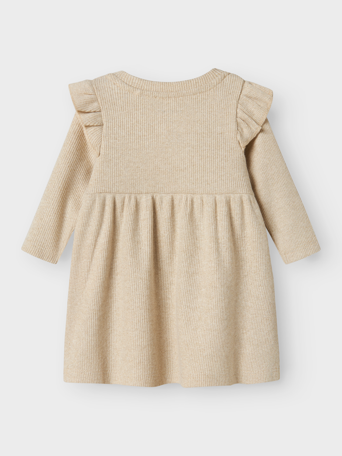 NAME IT - Siclo Glided Beige Kjole