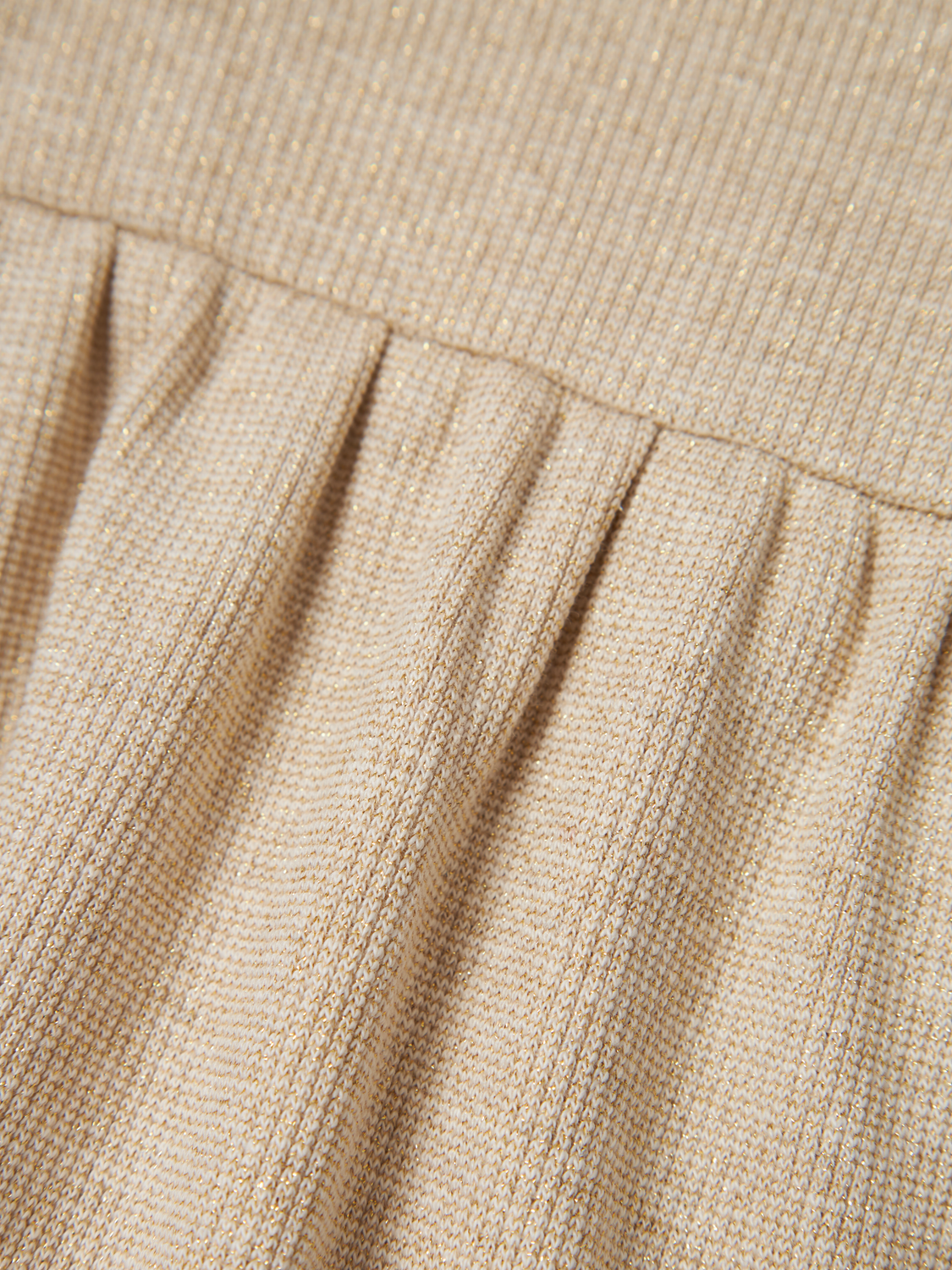 NAME IT - Siclo Glided Beige Kjole