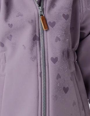 NAME IT - Alfa08 Softshell Jakke Magic Hjerter