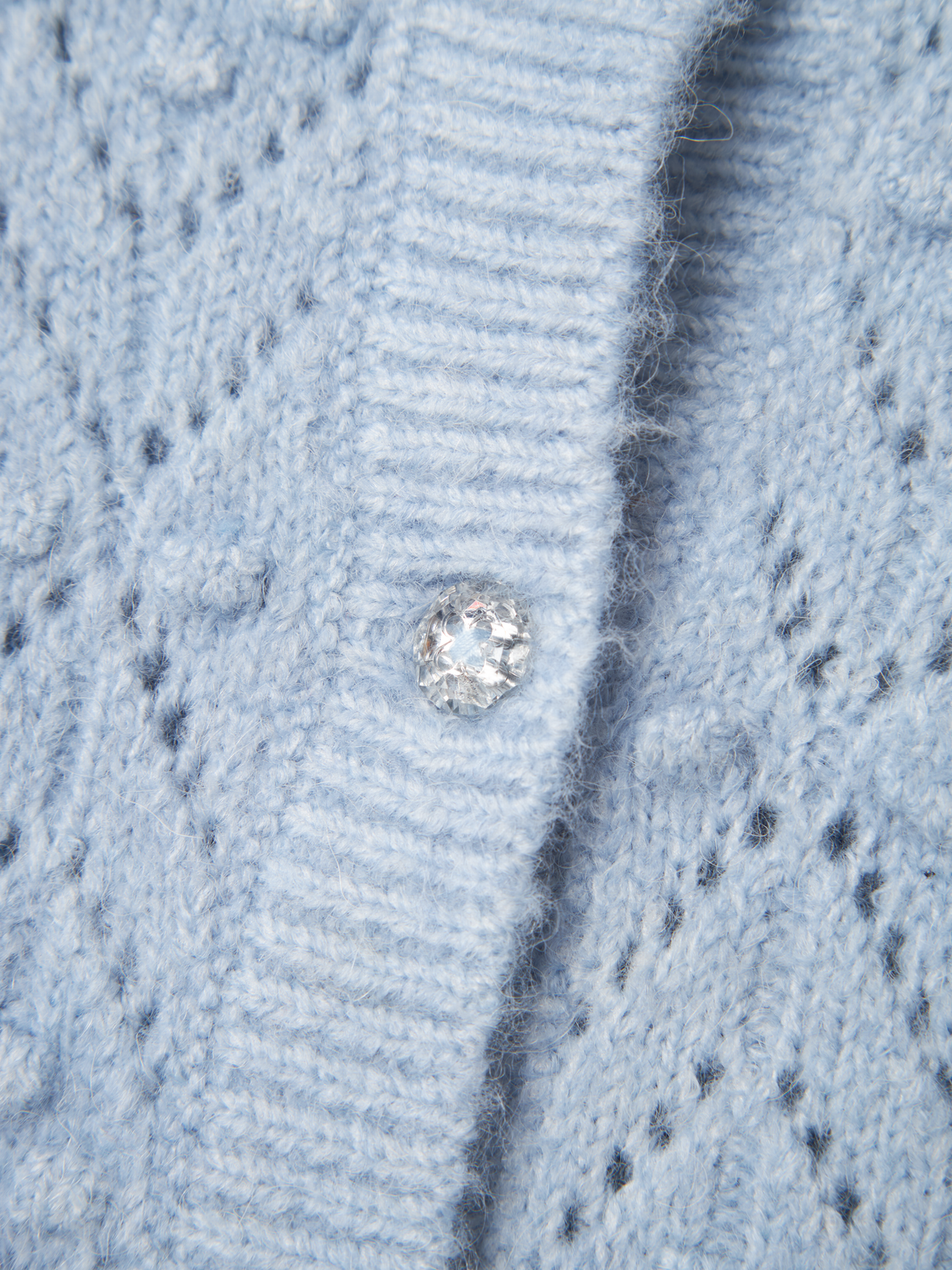 NAME IT - Batrille Subdued Blue Strik Cardigan
