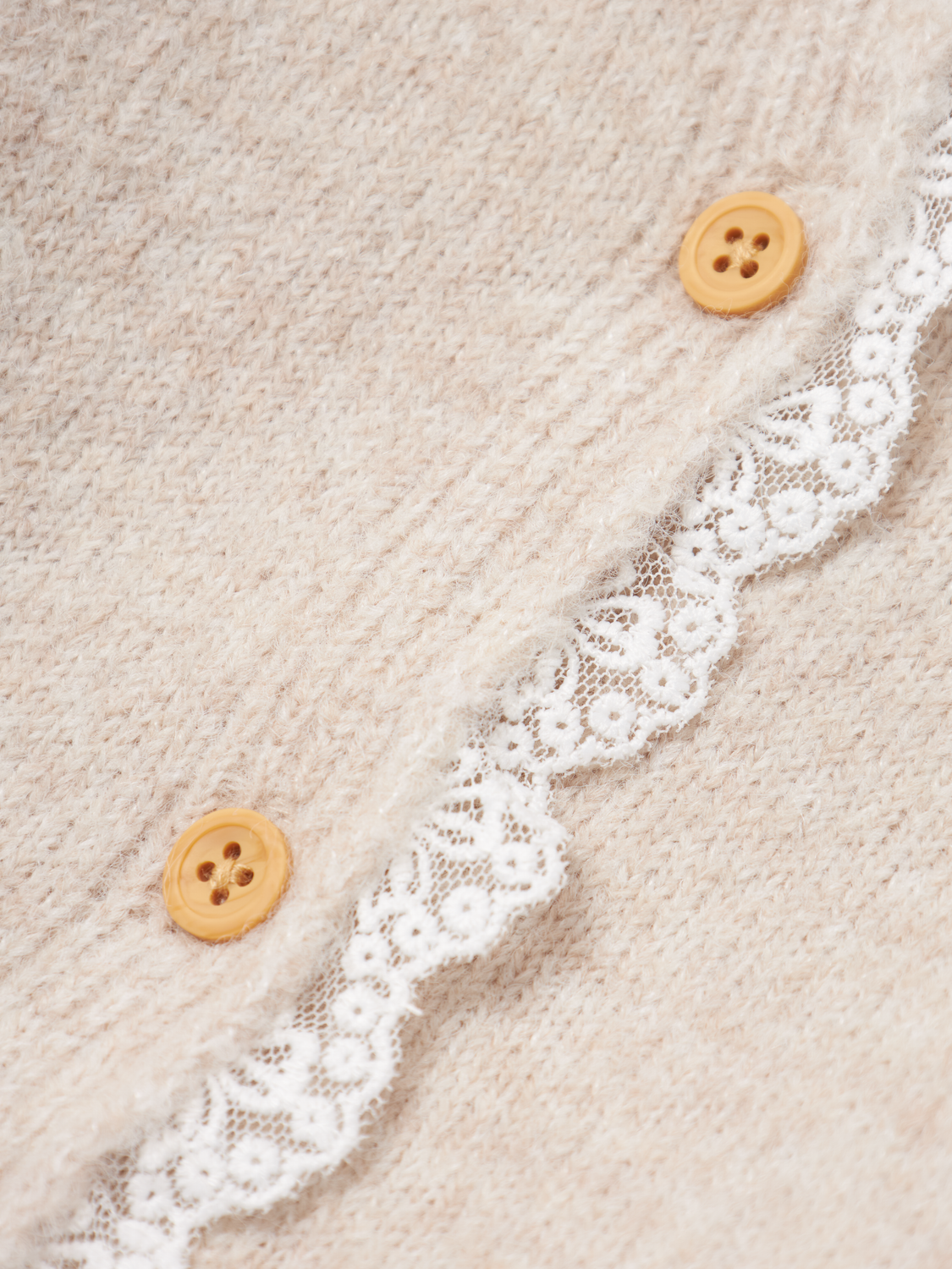 NAME IT - Rikimmi Strikcardigan Summer Sand