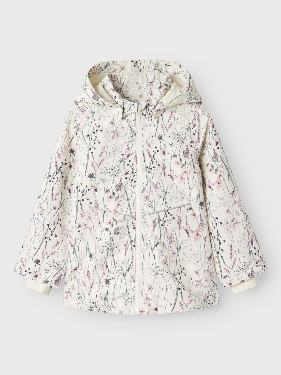 NAME IT - Maxi Li Jakke Whisper White Flower