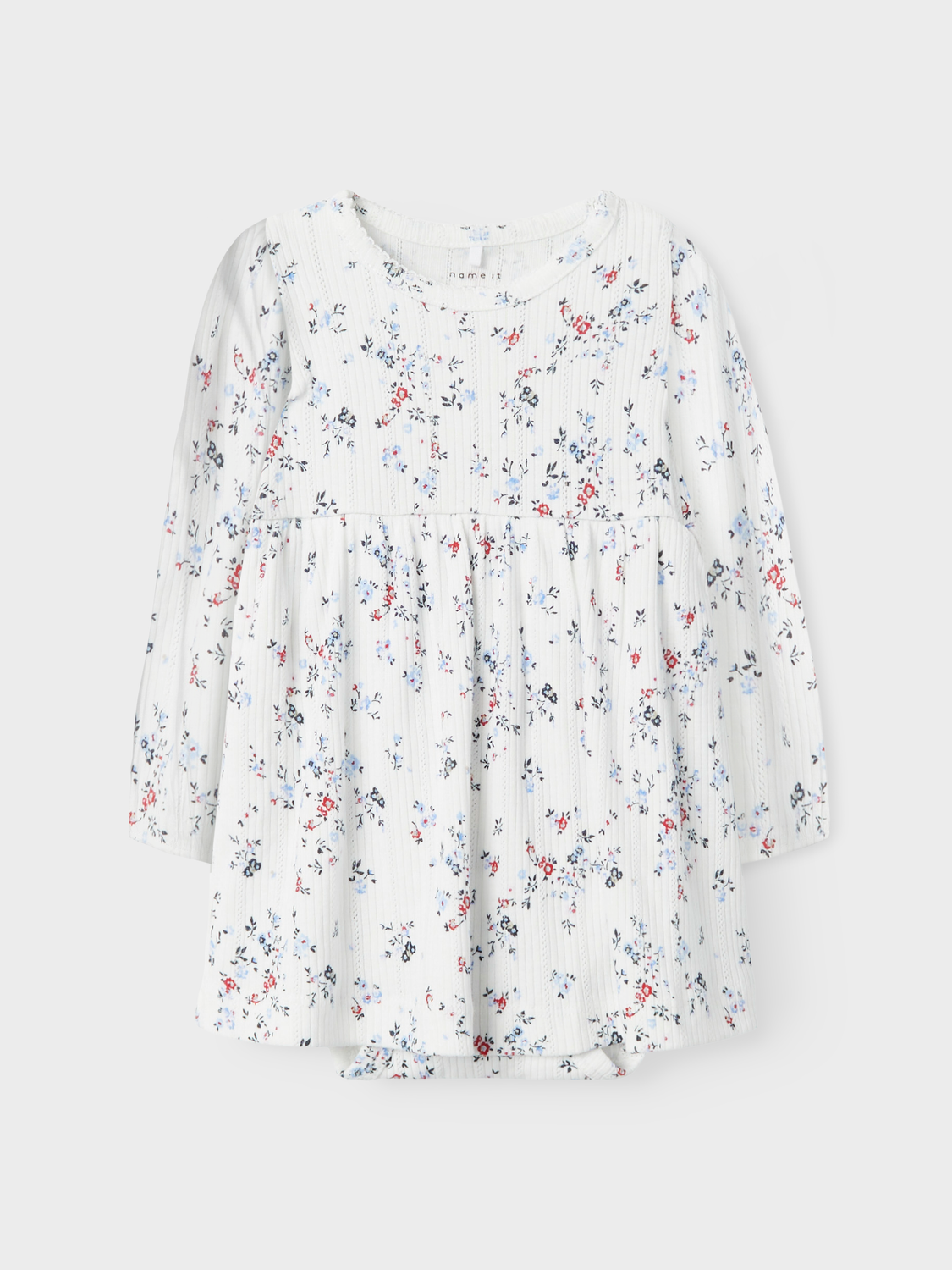 NAME IT - Filine Cloud Dancer Bodykjole