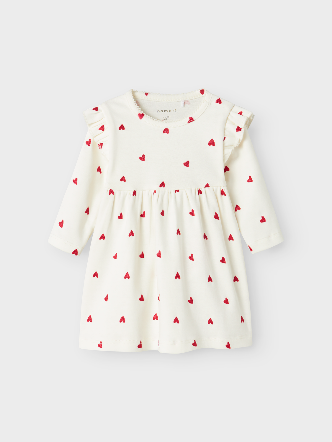NAME IT - Dheart Cloud Dancer Kjole