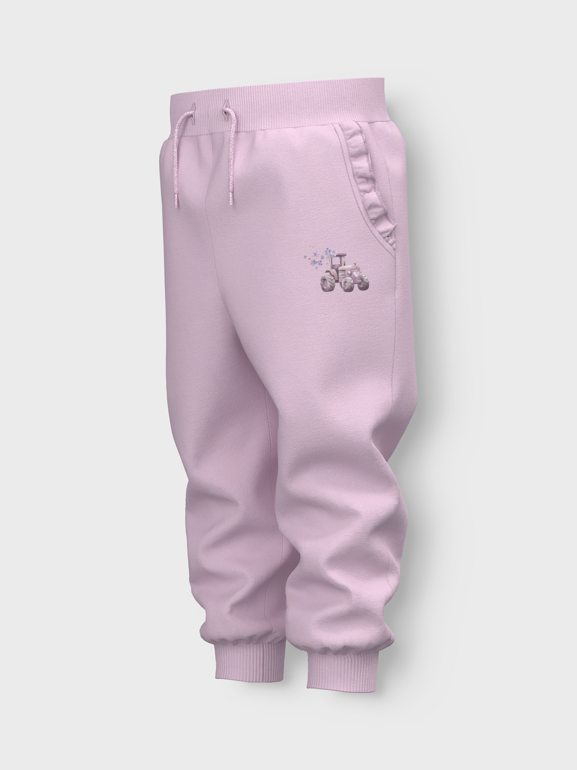 NAME IT - Silvine Winsome Orchid Sweatpants med Traktor