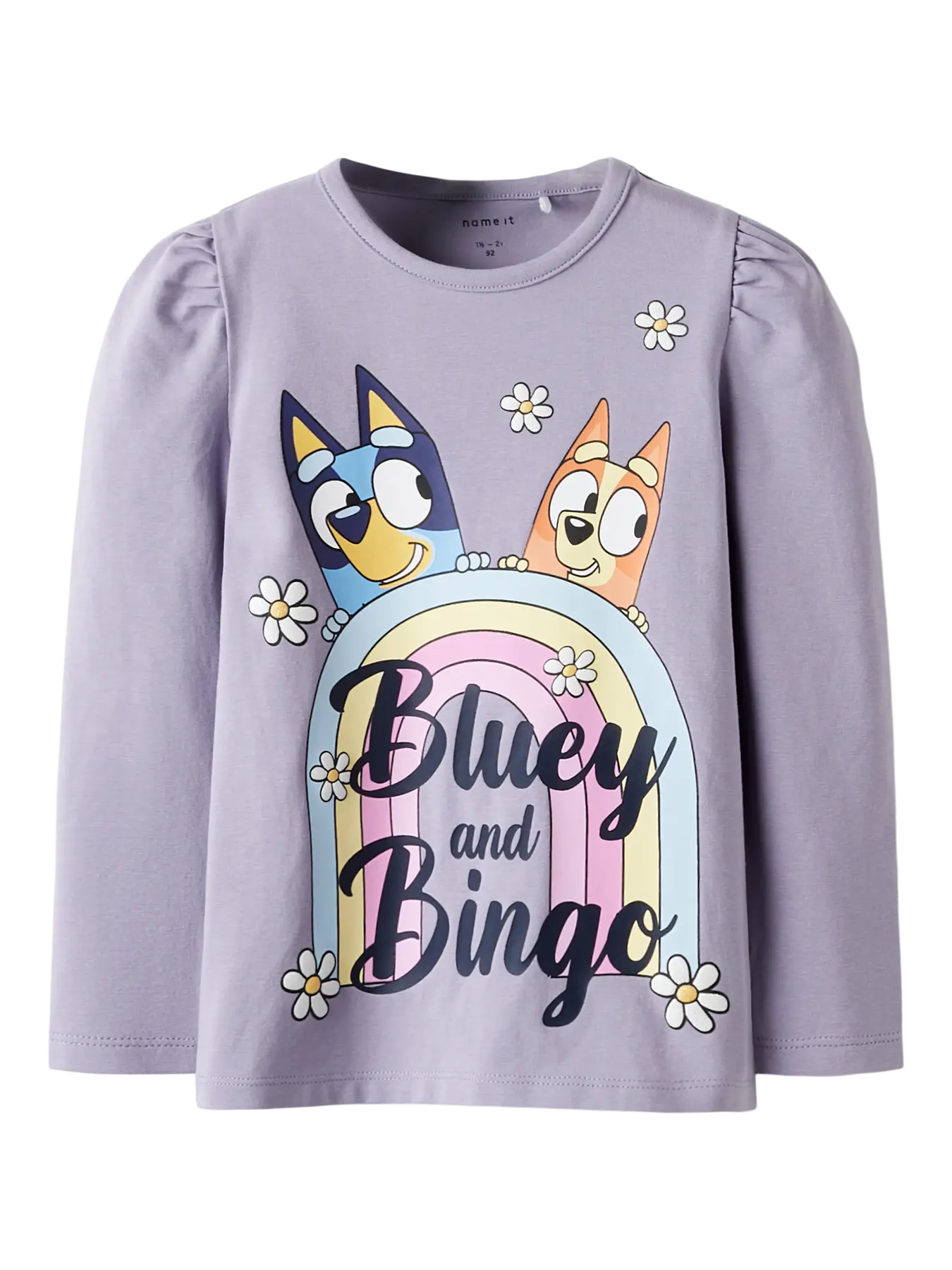 Name It - Bluey bluse, Lavender Gray