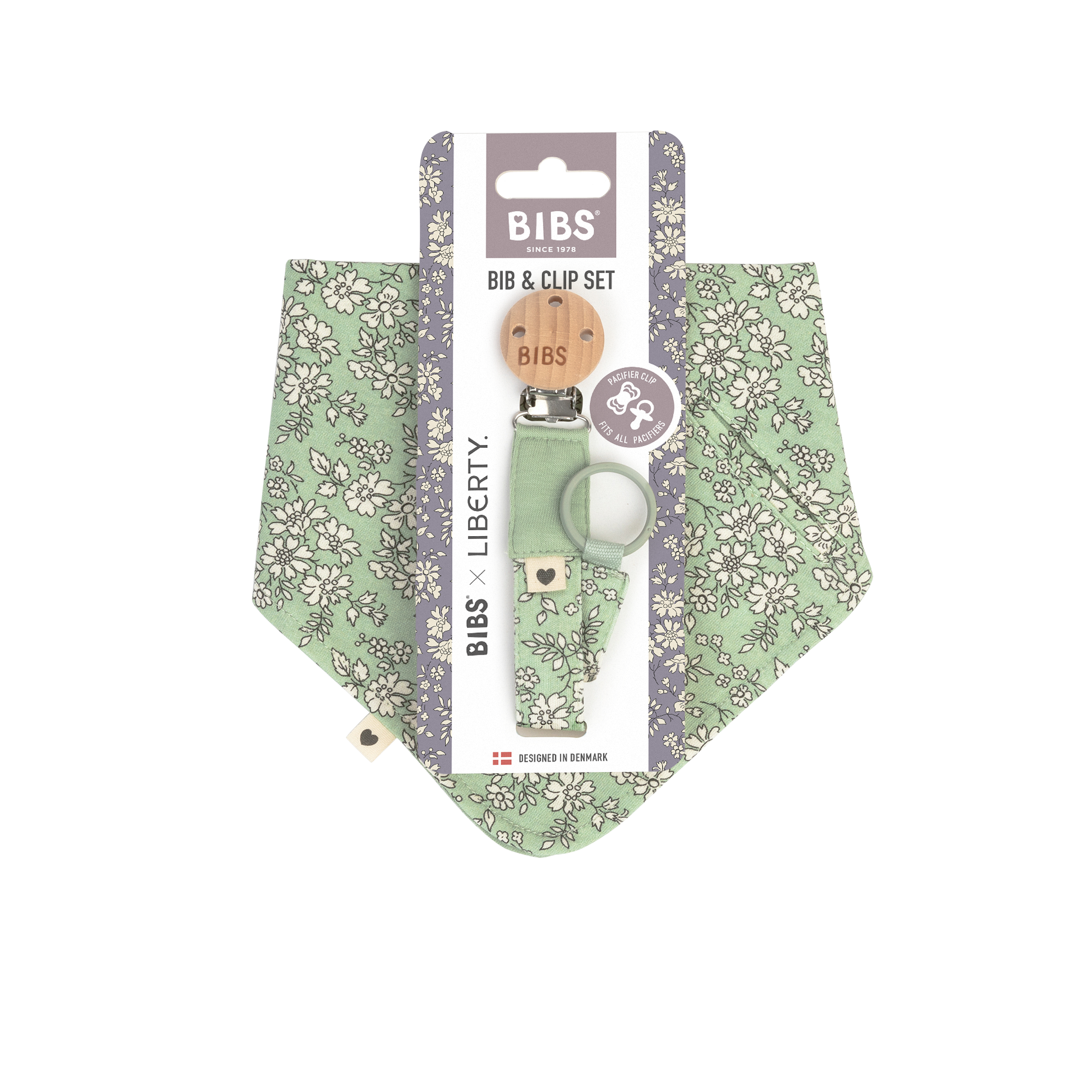 BIBS x LIBERTY - Savlesmæk og suttesnor