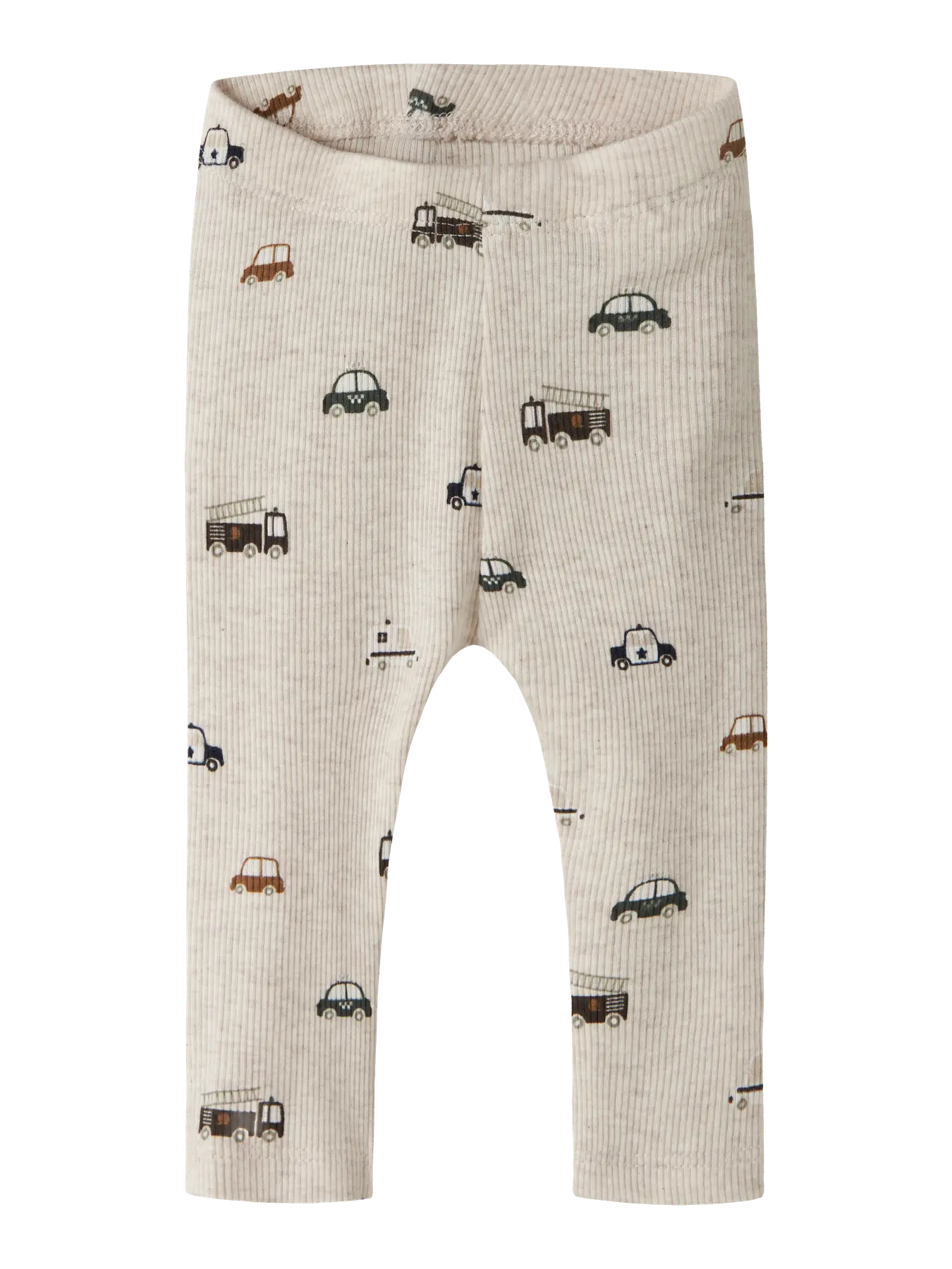 Name It - rib bukser peyote melange, biler