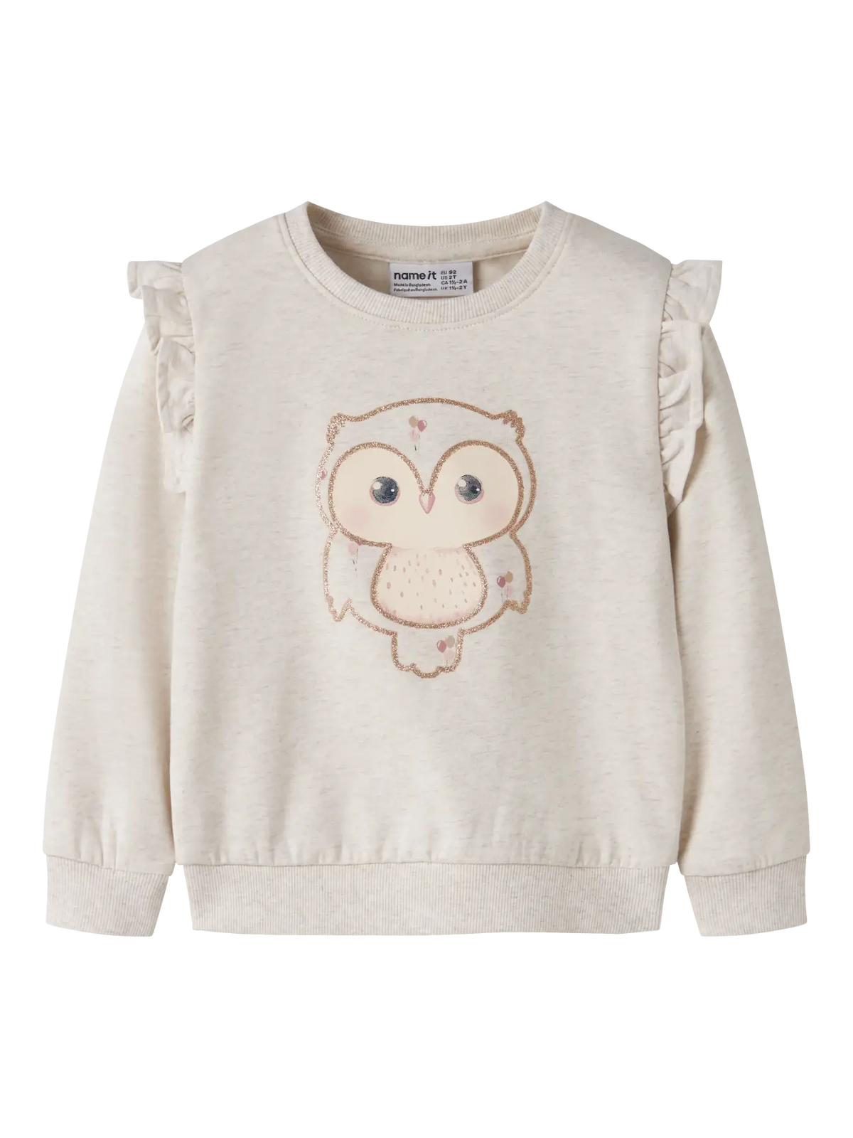 Name It - Sweat bluse med ugle