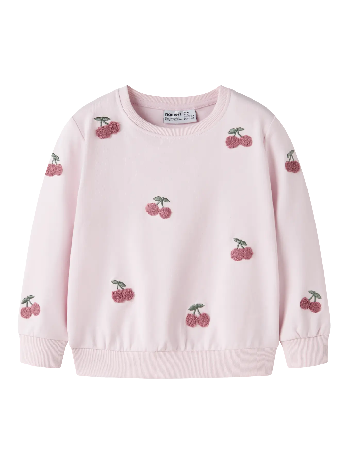 Name It - Sweat med kirsebær