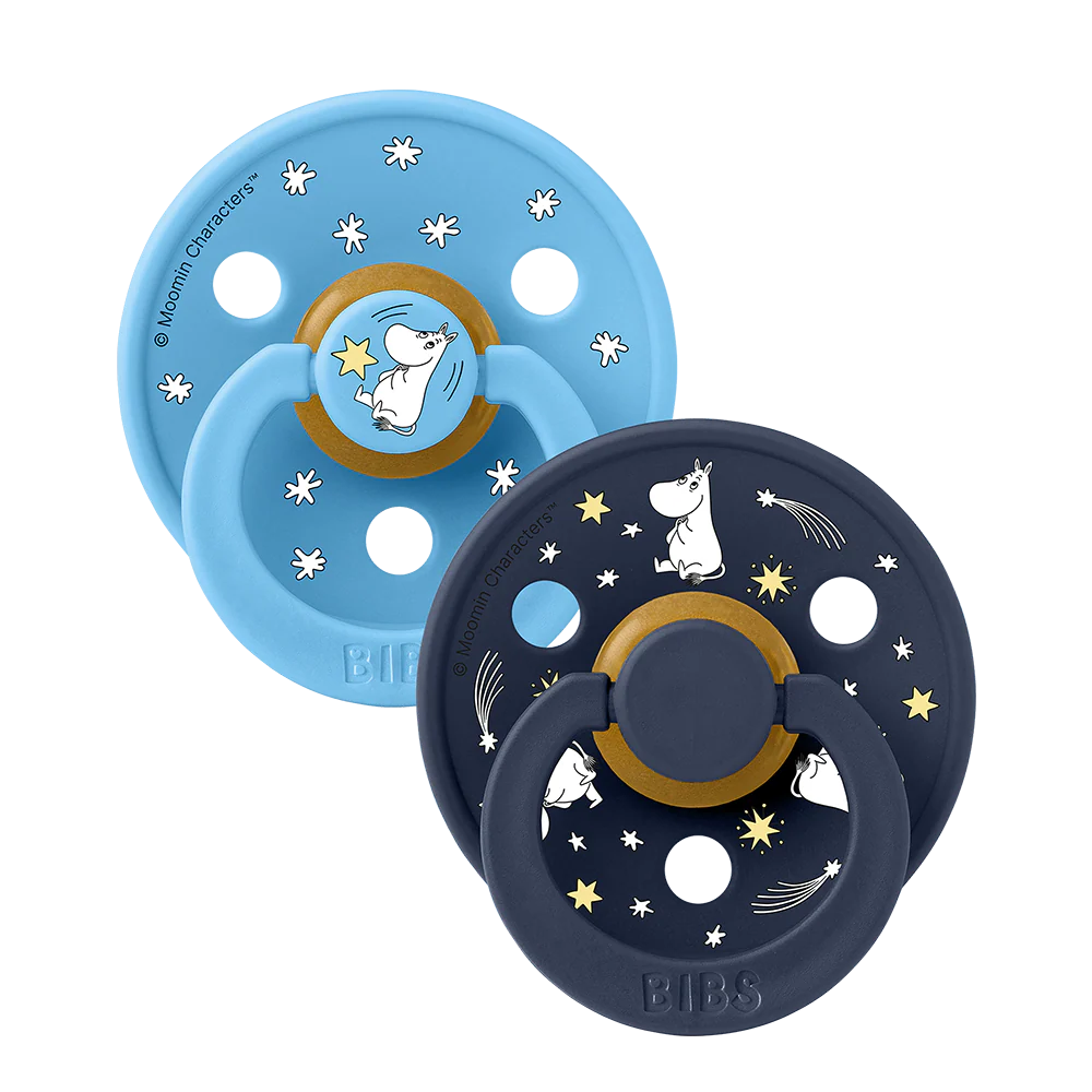 BIBS x Moomin Colour Sutter 2-Pak Good Night - Breeze Mix