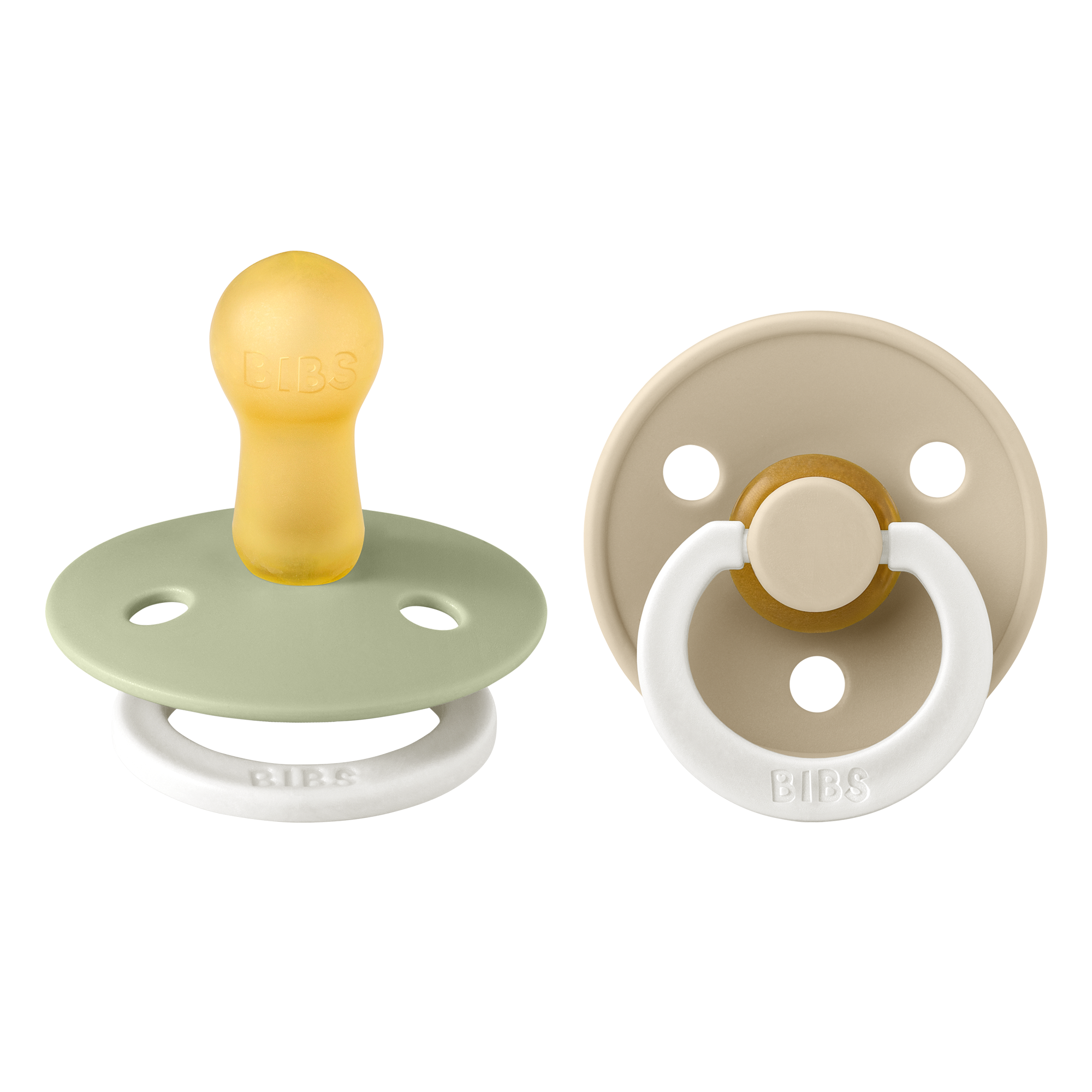 BIBS Colour Glow sut 2-pak str 2, i flere farver