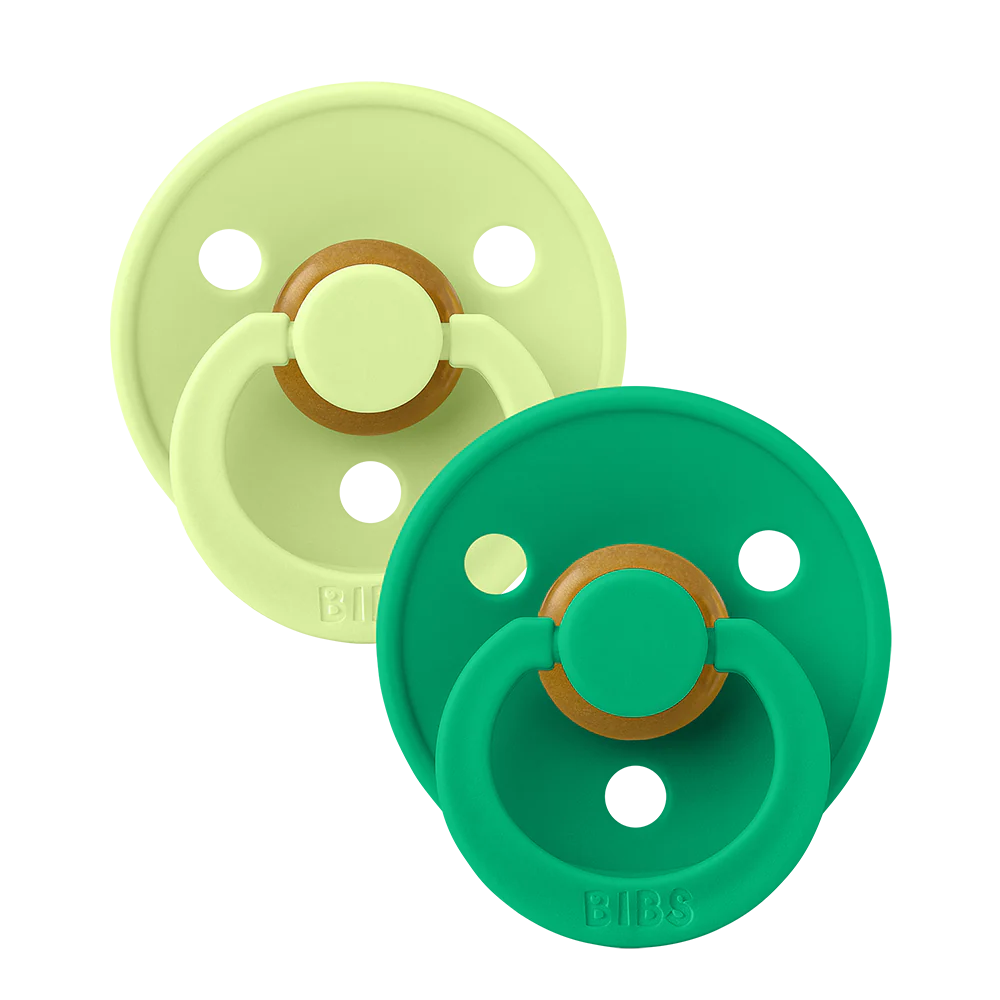 BIBS Pacifier Colour 2-pak Latex Matcha/Cactus