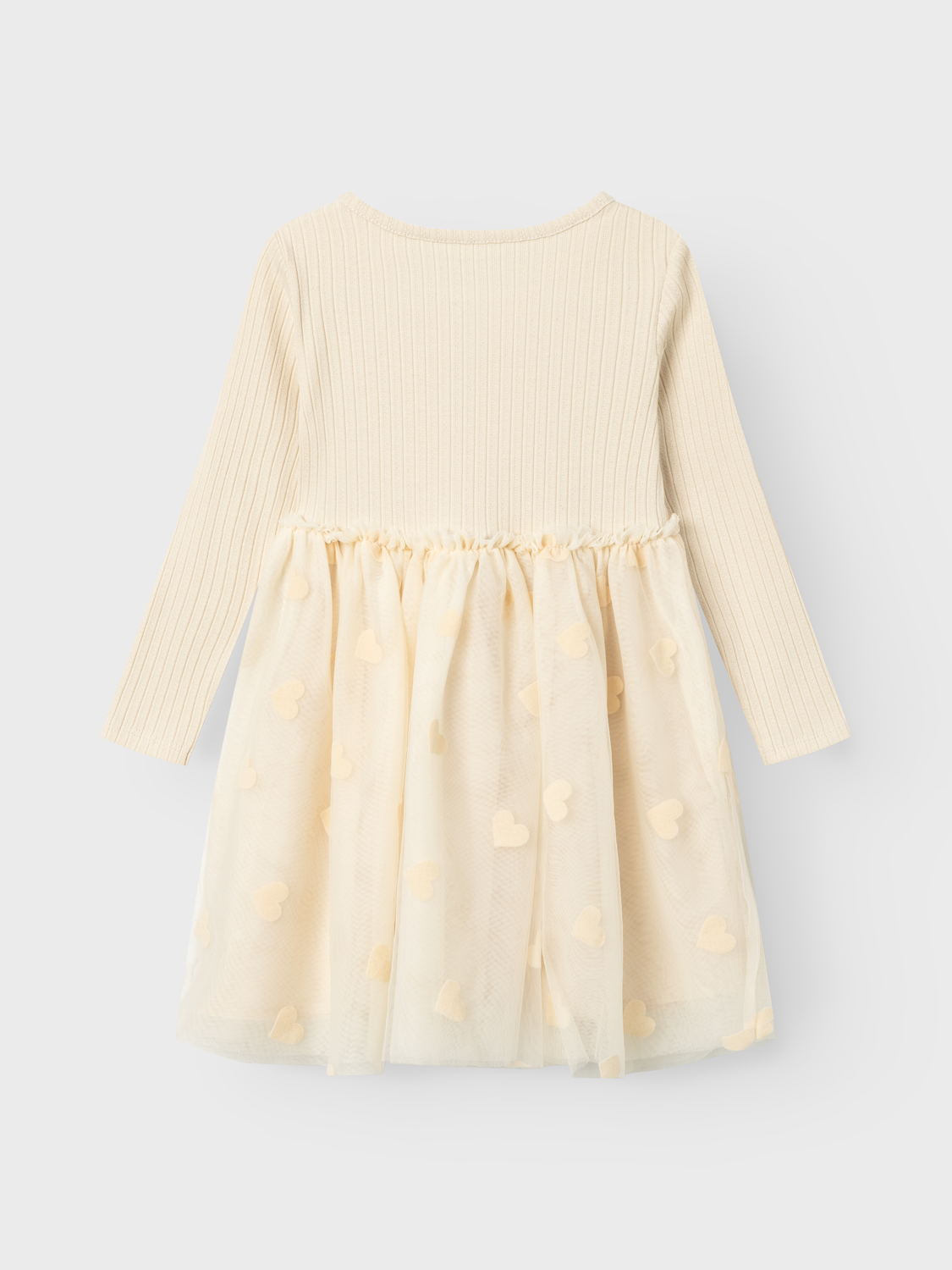 NAME IT - Najas Summer Sand Kjole Hjerter