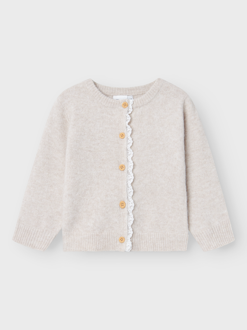 NAME IT - Rikimmi Strikcardigan Summer Sand