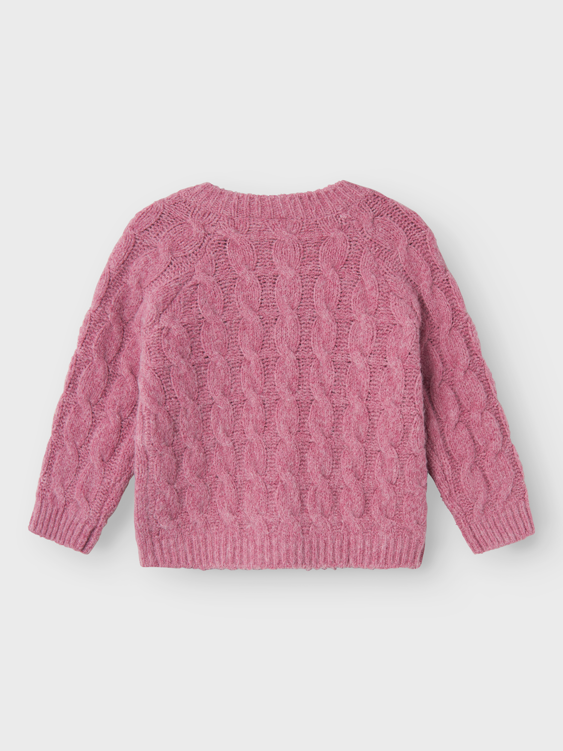 NAME IT - Salille Strikket Cardigan Mauve Orchid