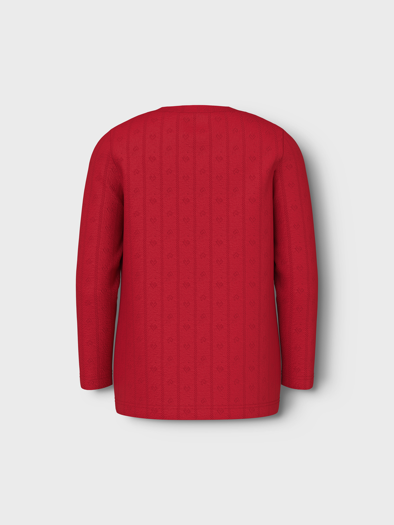 NAME IT - Dagnes Chinese Red Bluse