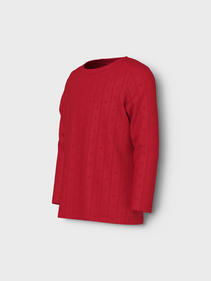 NAME IT - Dagnes Chinese Red Bluse