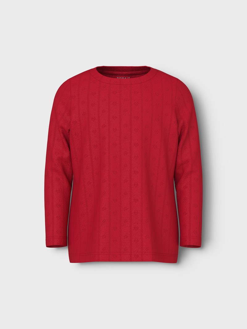 NAME IT - Dagnes Chinese Red Bluse
