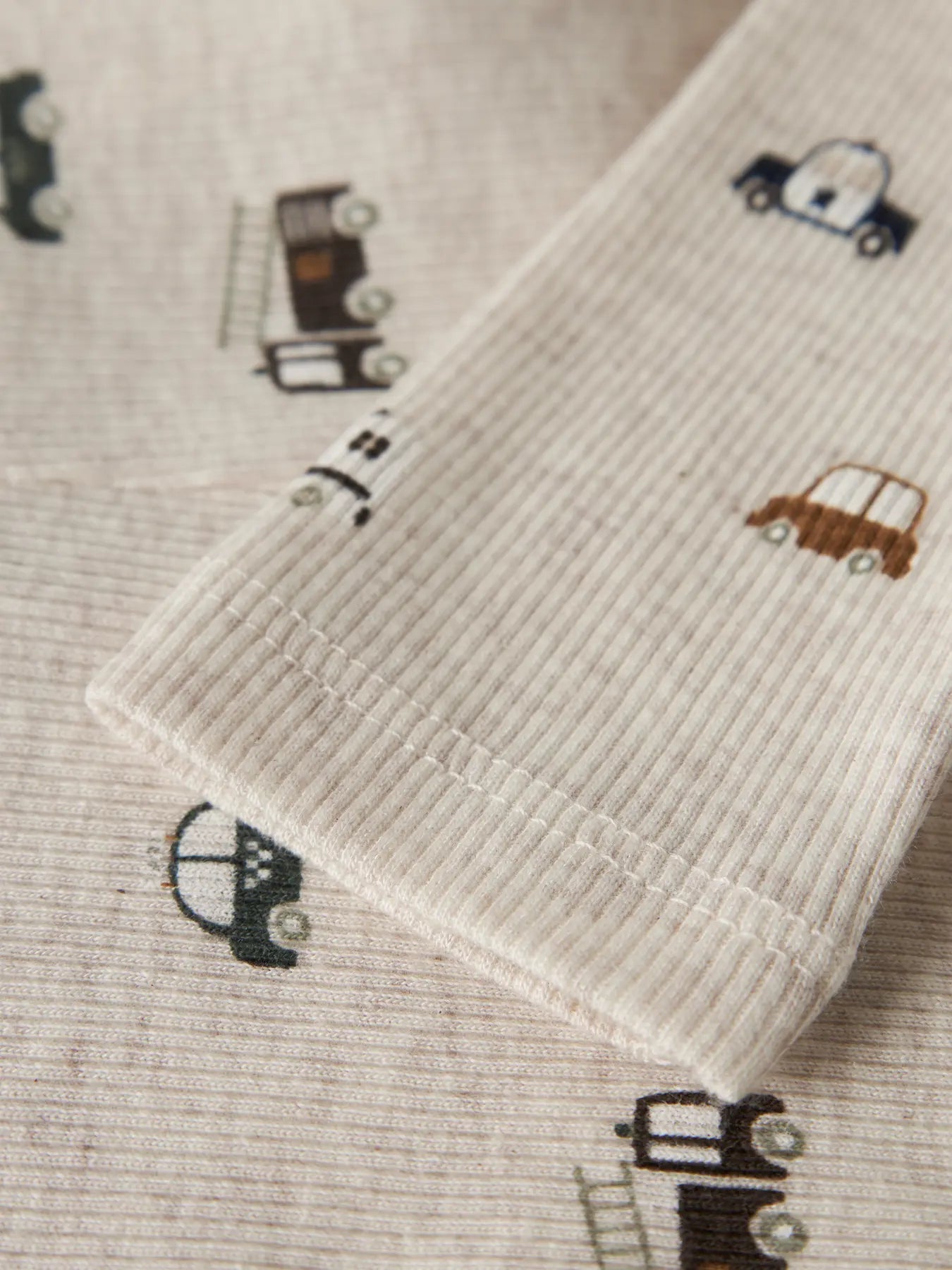 Name It - rib bukser peyote melange, biler