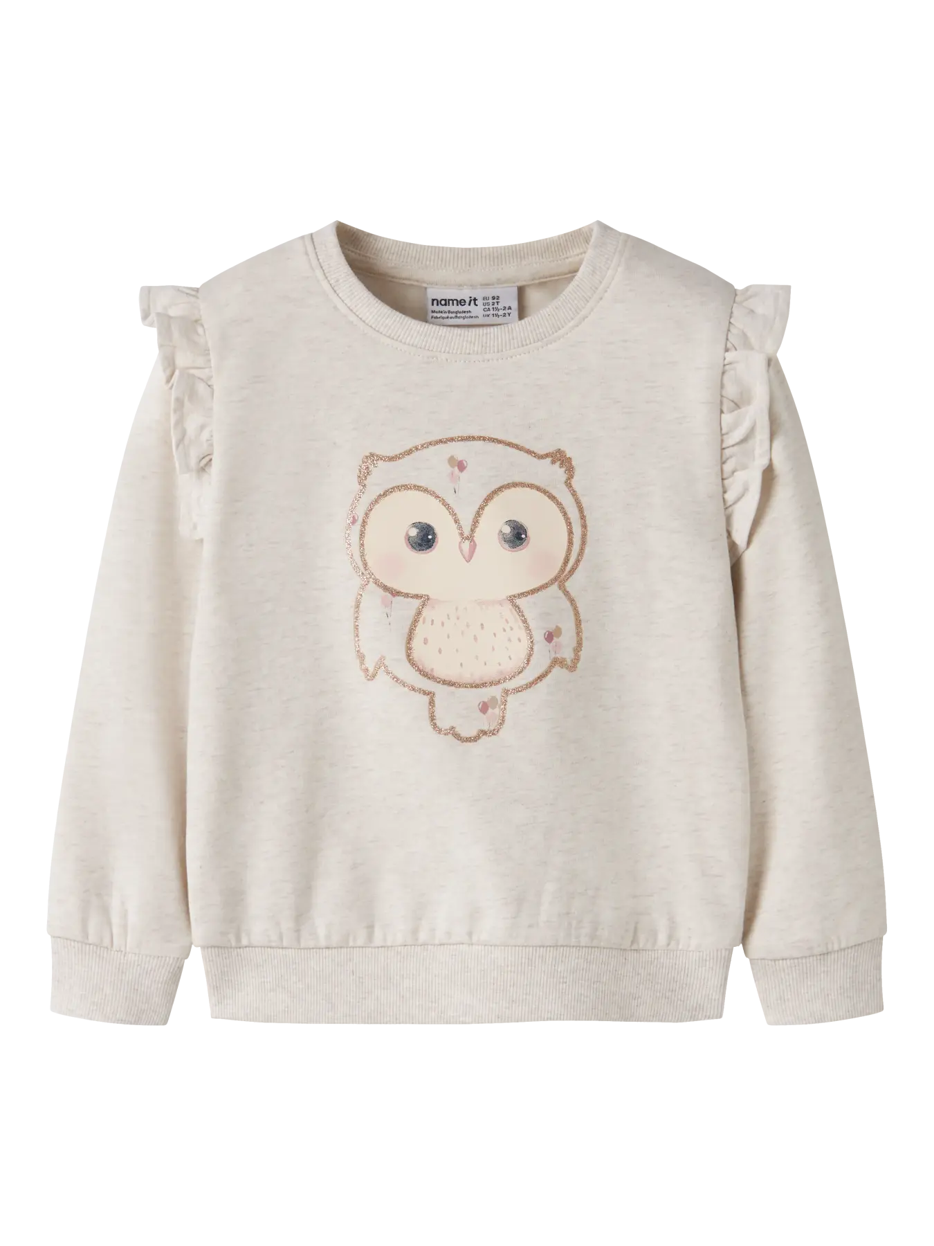 Name It - Sweat bluse med ugle