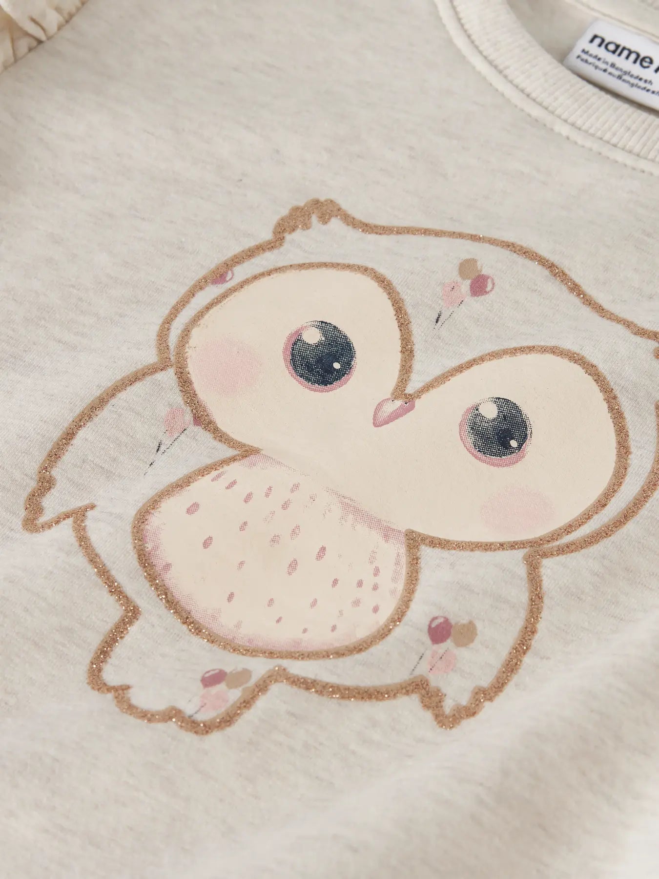 Name It - Sweat bluse med ugle