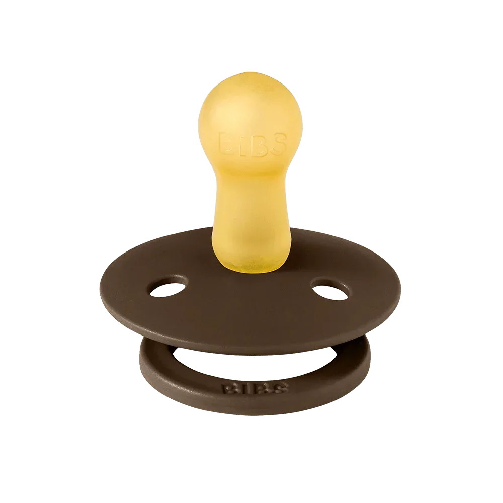 BIBS Pacifier Colour 2-pak Latex Baby Pink/Mocha