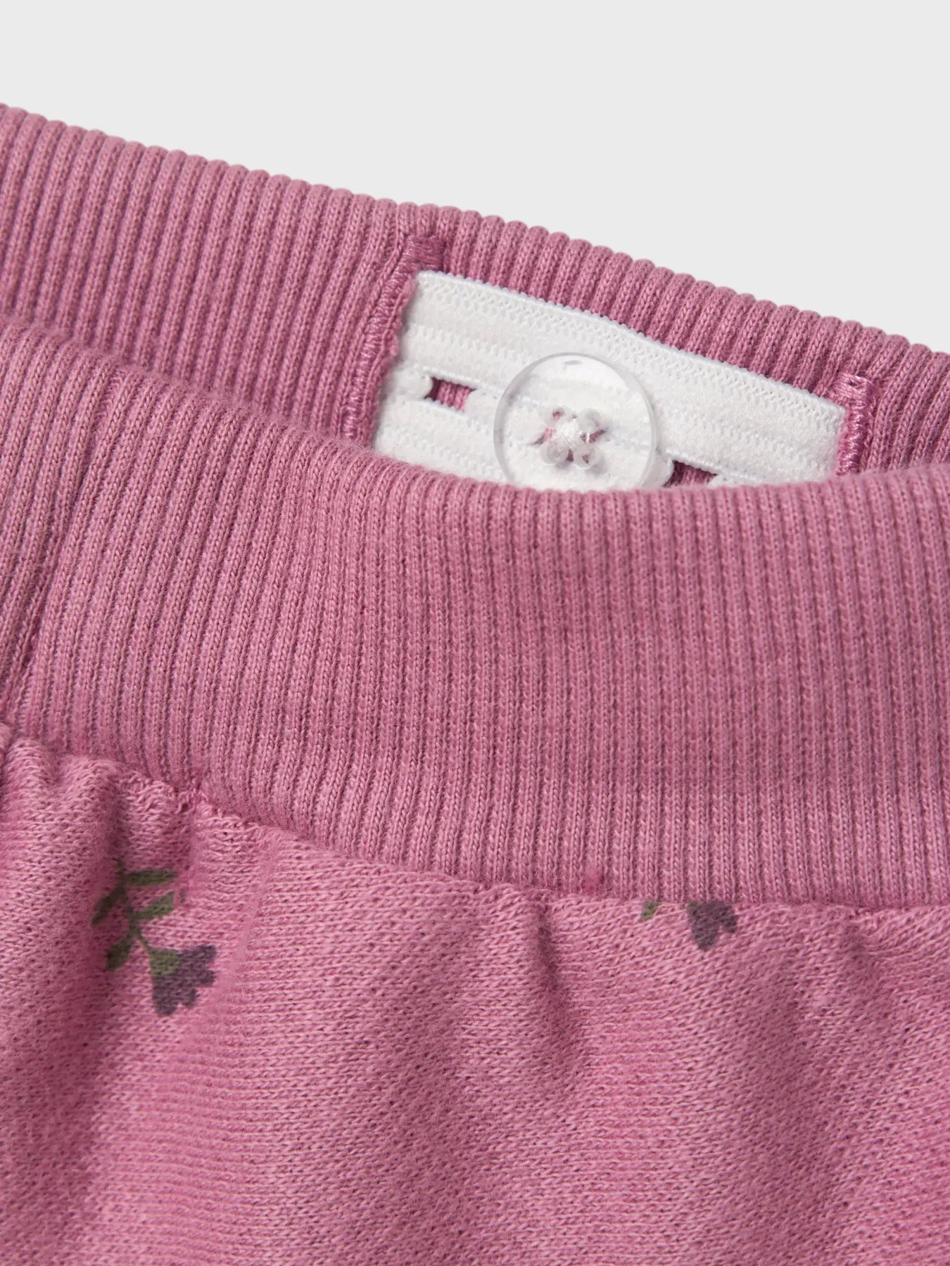Name It - sweatpant med blomster, Mauve Orchid
