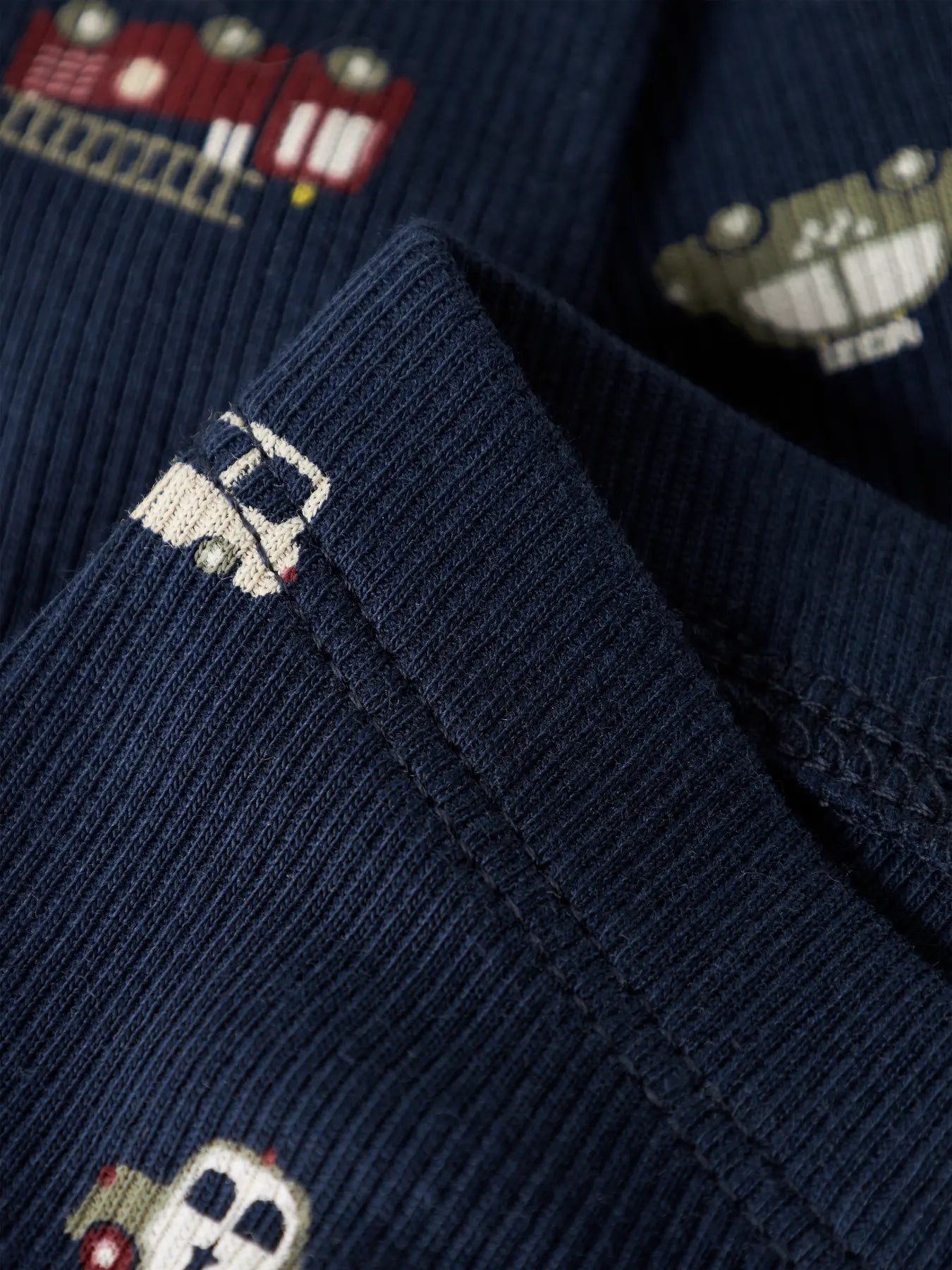 Name It - rib bukser navy, biler