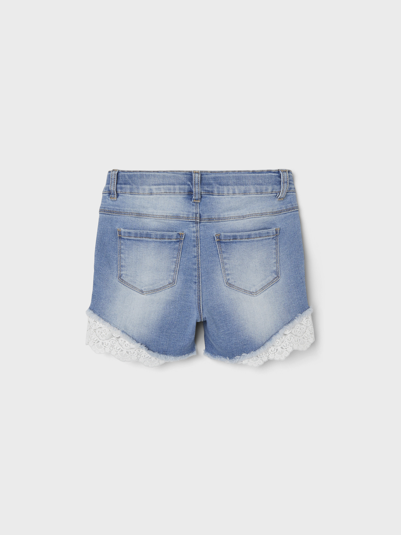 NAME IT - Medium Blue Denim Salli Shorts NOOS