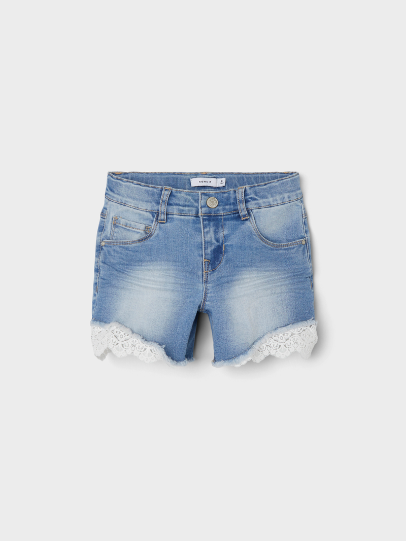 NAME IT - Medium Blue Denim Salli Shorts NOOS