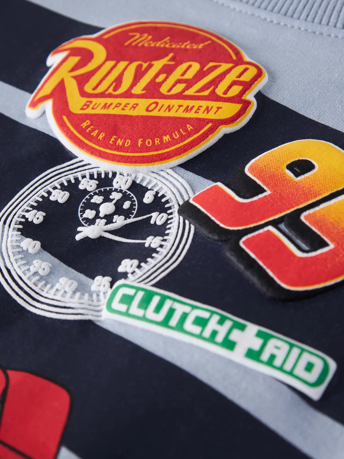 Name It - Sweat med Biler, Blue Fog