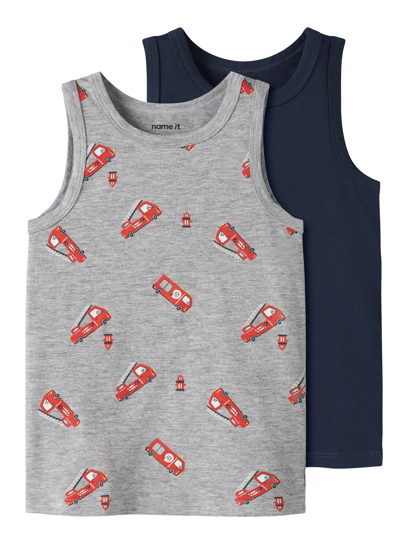 Name It - 2-pak tanktop, brandbiler